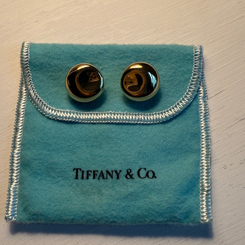 Tiffany & Co. Gold Elsa Peretti Circular Earrings
